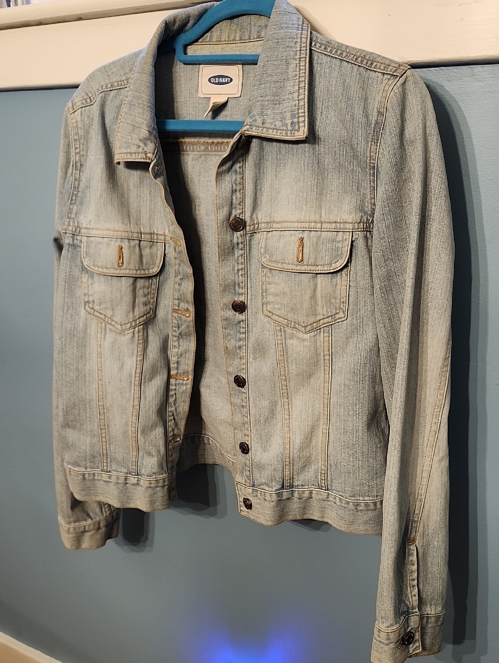Old Navy Light Wash Denim Jacket - Light Blue